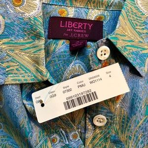Liberty for JCrew Hera print popover